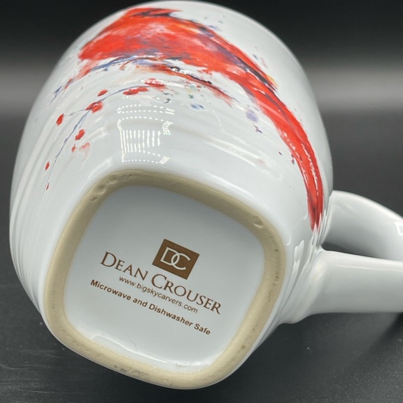 Dean Crouser Watercolor Cardinal Coffee Mug Tea Cup - Picture 6 of 7